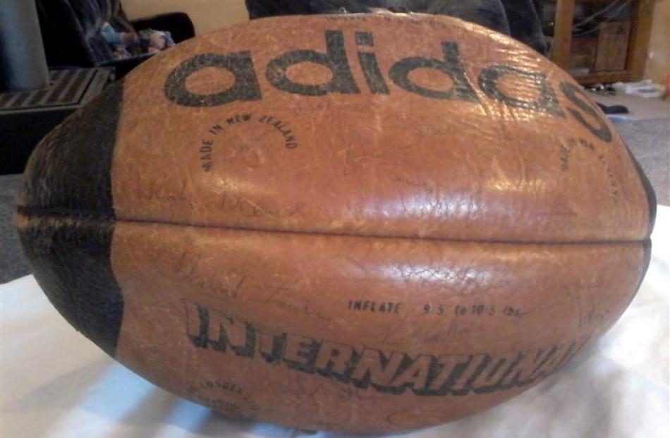 The autographs are fading but the memory remains indelible. Photo supplied