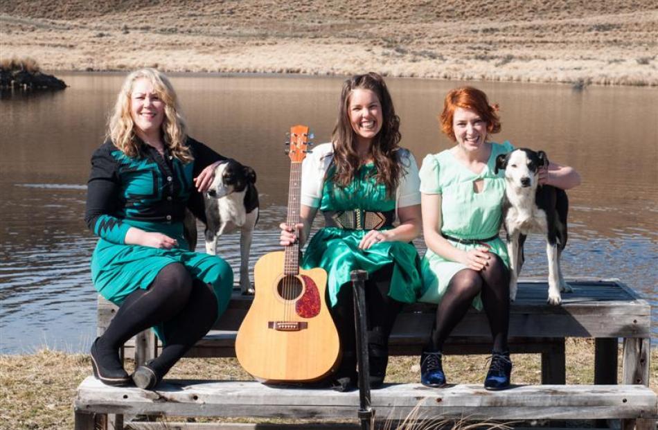 The Bitches' Box and Mel Parsons Show (from left) Emma Newborn,  Mel Parsons and Amelia Dunbar,...