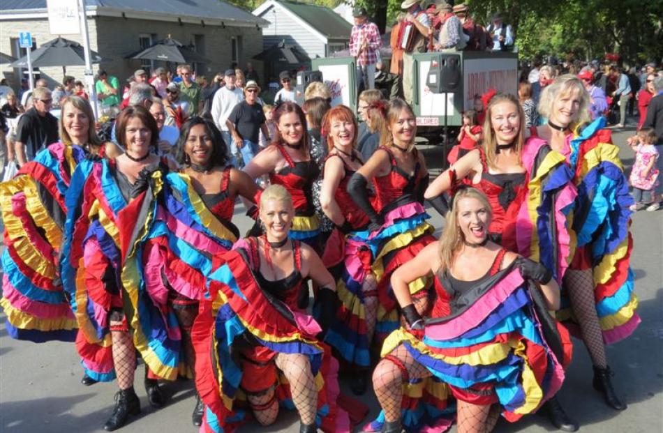 The Buckingham Belles during last year's Arrowtown Autumn Festival. Photo by James Beech.