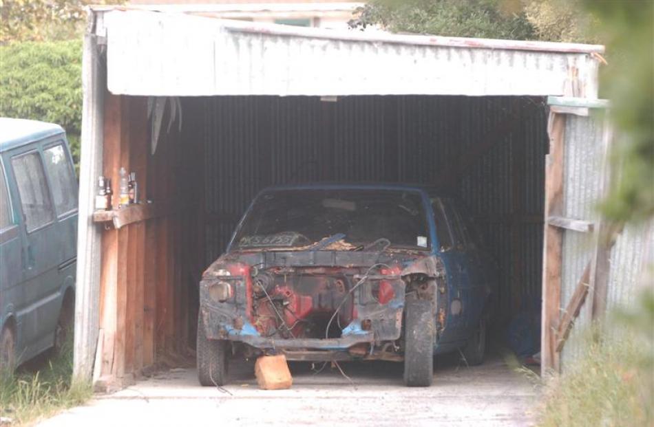 The car that escaped the crusher. Photo by ODT.