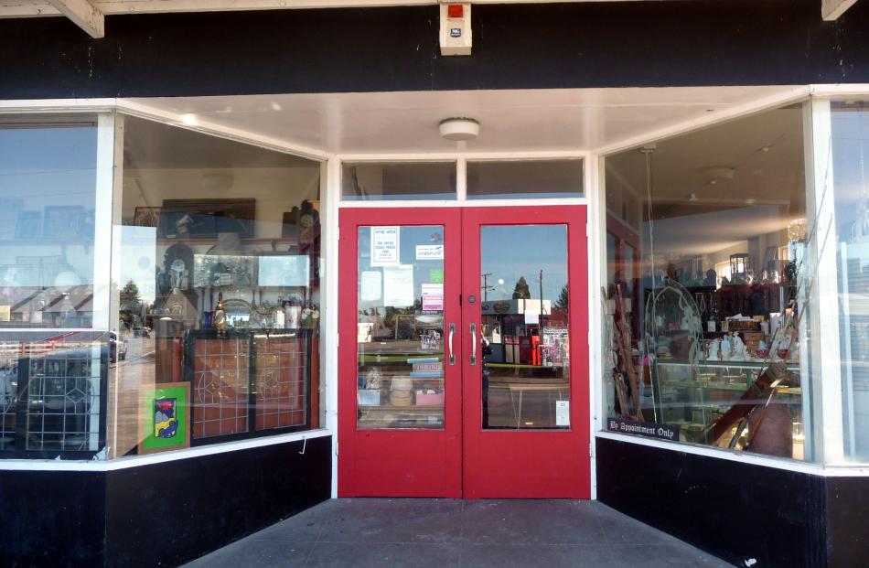 The closed doors of the Mayfield Emporium Overflow. Photos by Clare Gleeson.