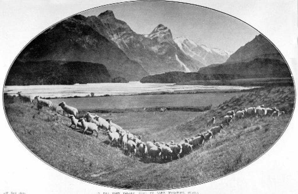 The Dart Valley at the head of Lake Wakatipu.- Otago Witness, 25.12.1912. Copies of picture...