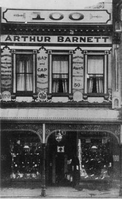 The first Arthur Barnett shop when it opened in 1903. Photo: Otago Witness