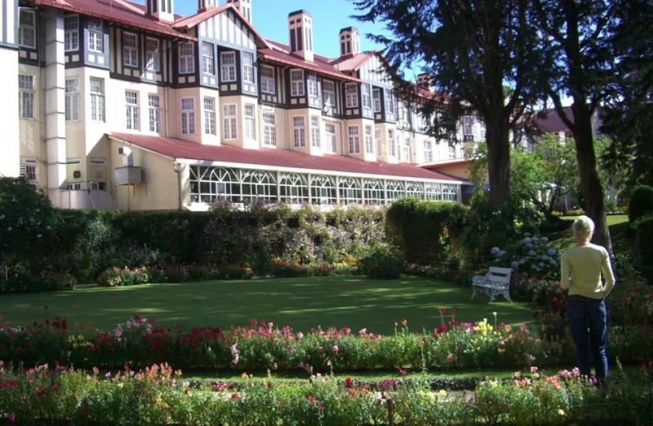 The historic Grand Hotel at Nuwara Eliya, the heart of the  tea-growing highlands. Photos by Jim...