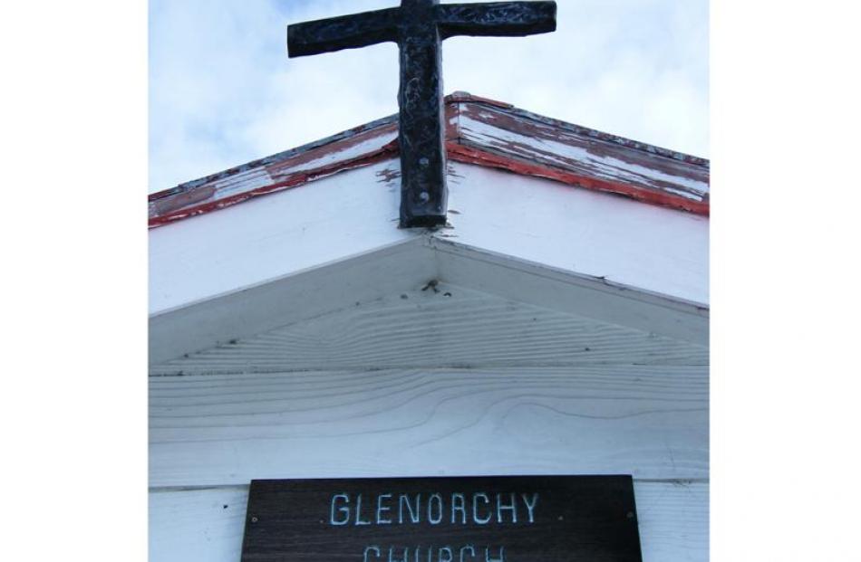 The historic Head of the Lake Community Church was built by the Valpy family on their land off...