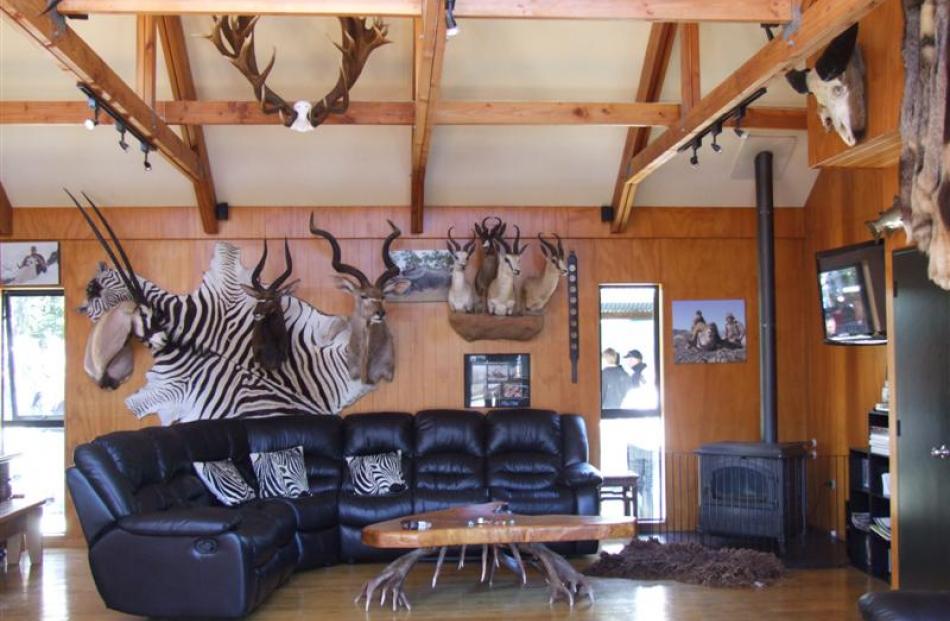 The interior of Leithen Valley Lodge. Photos by Sally Rae.