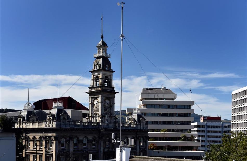 The location of Dunedin’s weather station, on the roof of the Dunedin Public Art Gallery, is...