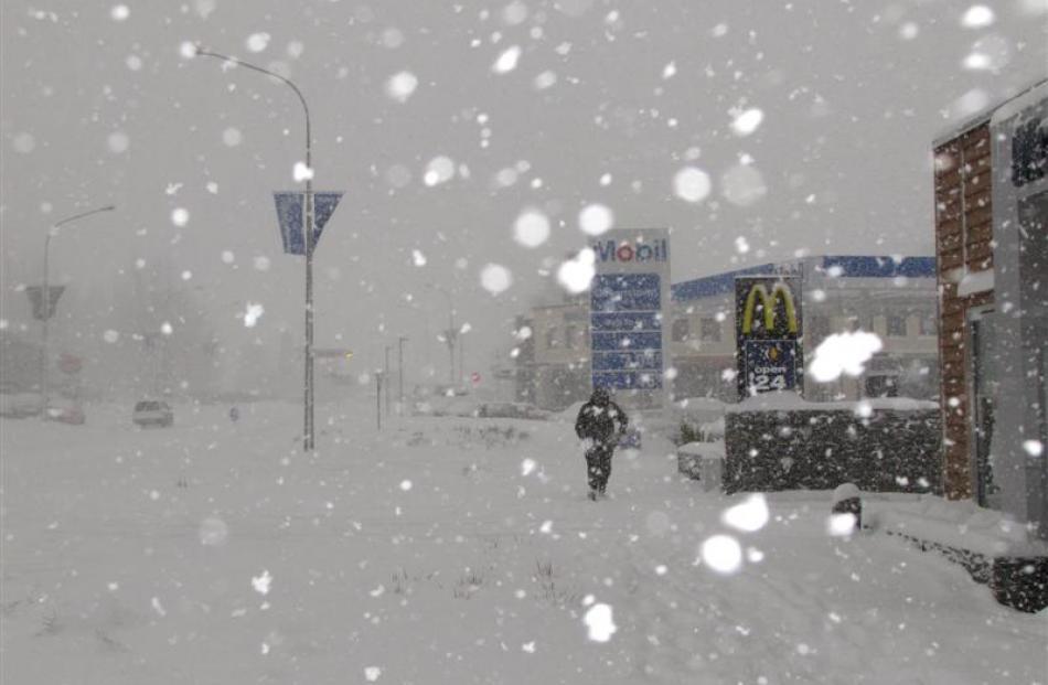 The Mobil service station at Frankton, Queenstown, was open  but the 24-hour McDonald's was...