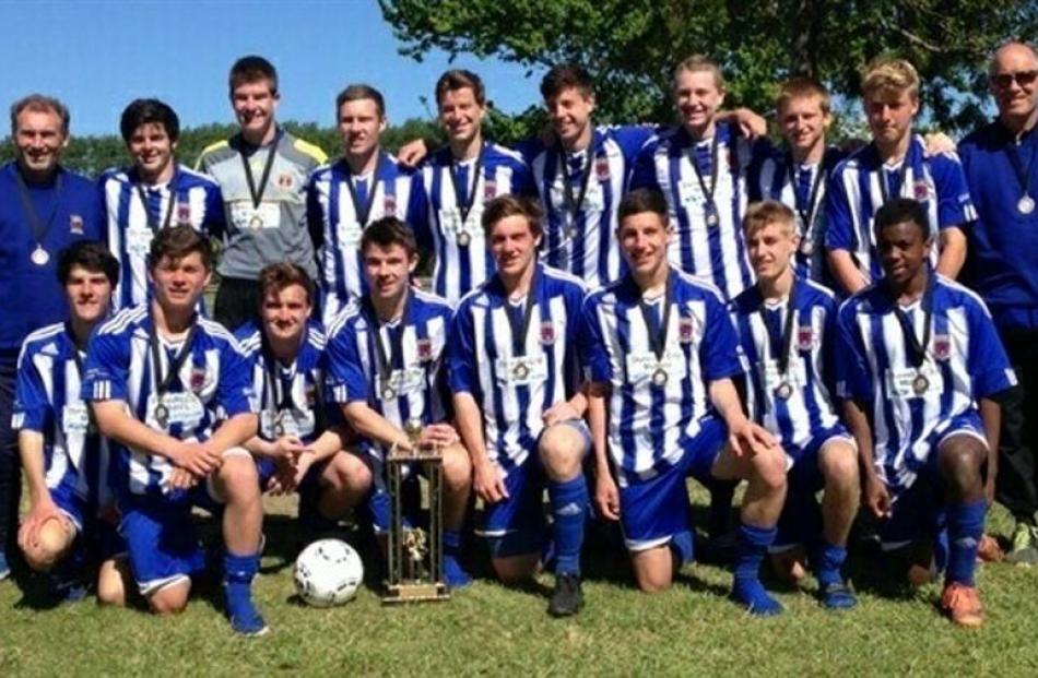 The Mosgiel under-19 football team, which won an invitational tournament in Christchurch at...