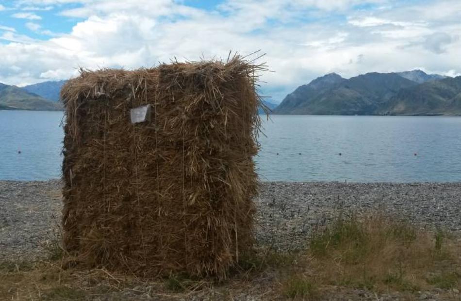 The mystery bale. Photo by Mark Price
