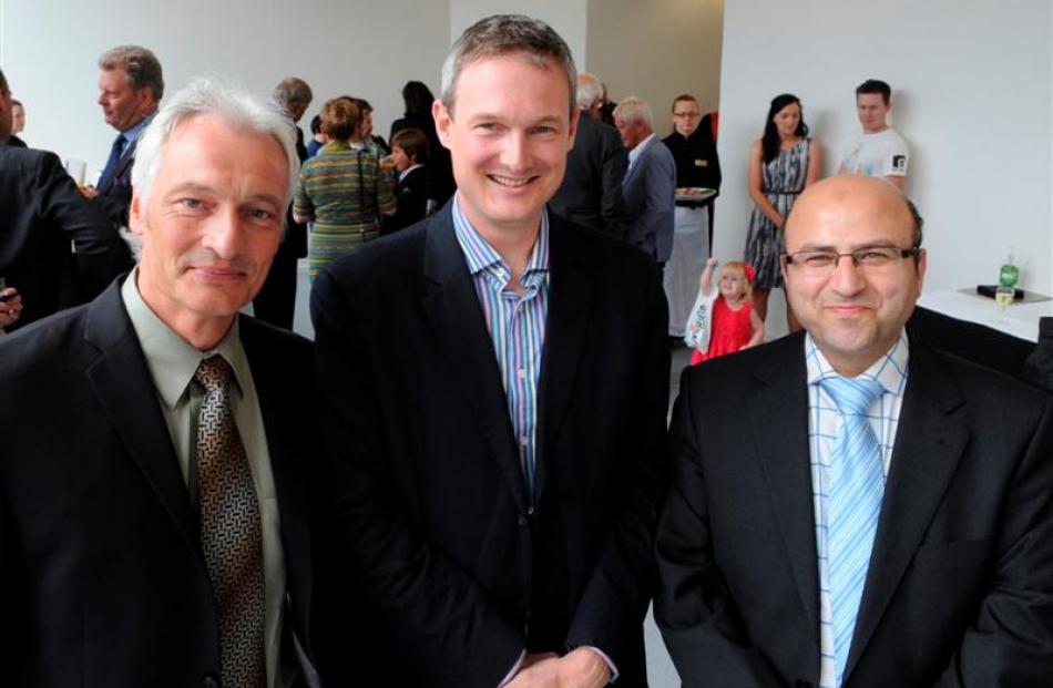 The new neurosurgery team (from left) Prof Dirk de Ridder, Reuben Johnson and Ahmad Taha.