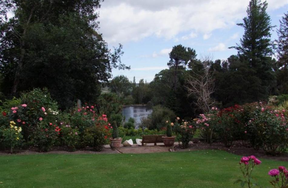 The pond at Brooksdale was dug by hand in the 19th century. Photos by Gillian Vine.
