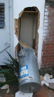 The results after a Clinton house was broken into and vandalised this week. Photos supplied.