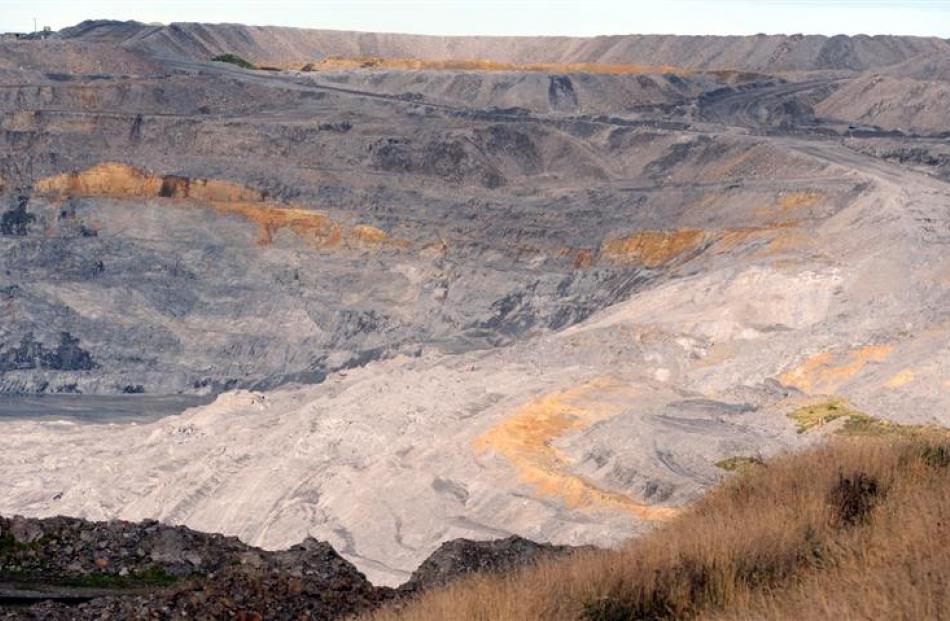 The slip at the Macraes mine.