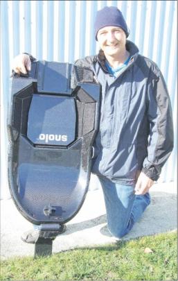 The snow sled designed by Sean Boyd was third placegetter in the ANZ Flying Start business plan...