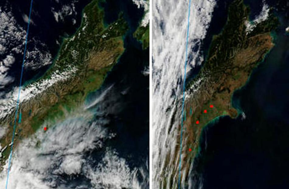 The top of the South Island is also tinder dry and a lack of snow cover is evident on the...