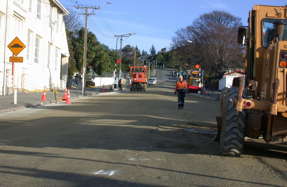 The Waitaki District Council will be asked to reopen Ouse St at its meeting on Tuesday. Photo...