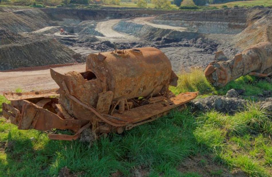 This 1907 steam locomotive,  which was found at Solid Energy's Ohai mine, could become a...