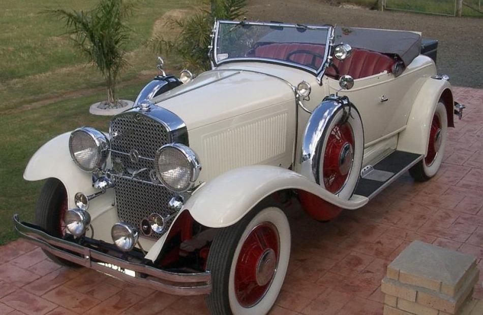 This 1930 Studebaker President 8 Roadster is one of the cars repeating a vintage car run over the...