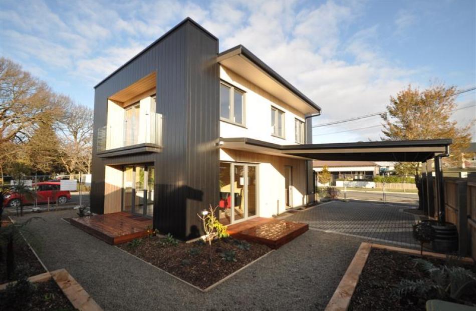 This Christchurch home is the first 10-star Homestar house to be built in New Zealand. Centre:...