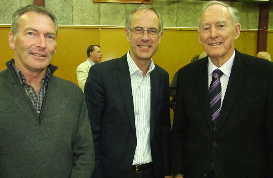 Tim Mepham and Frazer Barton, both of Dunedin, and Harold Hancox of Tapanui.