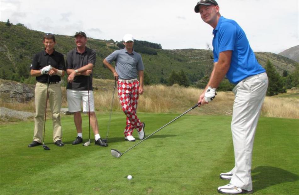 Top golfers (from left) John Griffin, Greg Turner, Craig Palmer and Ben Gallie played their own...