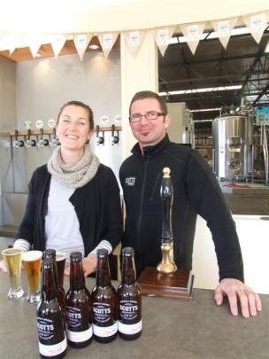 Tyla and Phil Scott, from Scotts Brewing Company in Oamaru, see a bright future for New Zealand's...