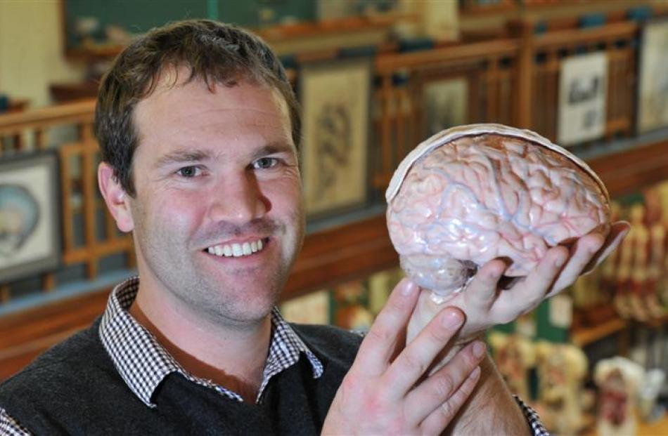 University of Otago anatomy department senior research fellow Dr Andrew Clarkson  will study the...