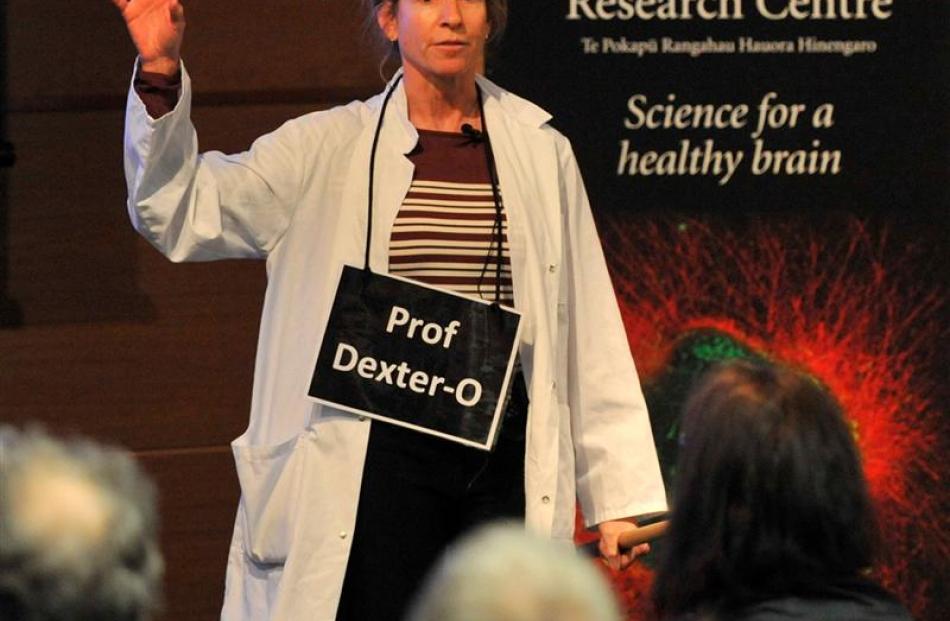 University of Otago neuroscientist Prof Liz Franz yesterday discusses ways of tricking the brain,...