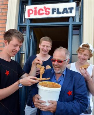 University of Otago student flatmates (from left) Jasper Fawcett, of Arrowtown, Patrick Matthews,...