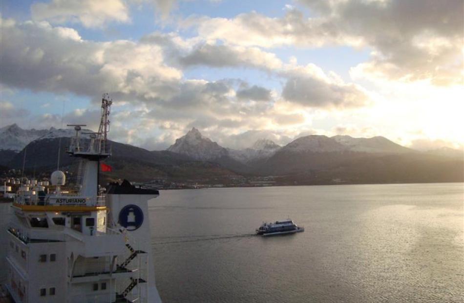 Ushuaia, at 54deg 48min south, claims to have almost everything as ''the southernmost in the...