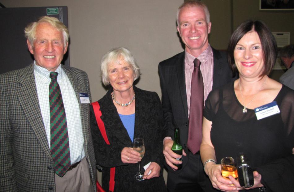 Donald and Sally Young, of Lowburn, and Peter and Sandra Mitchell, of Oamaru.