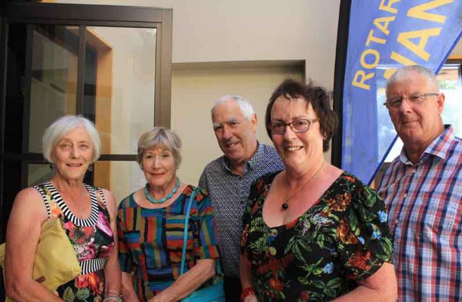 Yvonne Gale, Kate Summers, Bruce Cathie and Elaine and Peter Herbert, all of Wanaka. PHOTOS:...