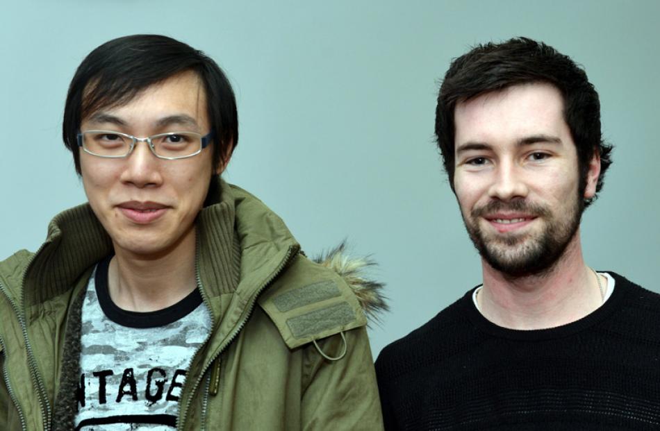 Wallace Yuen and Pat Spiers, both of Dunedin.