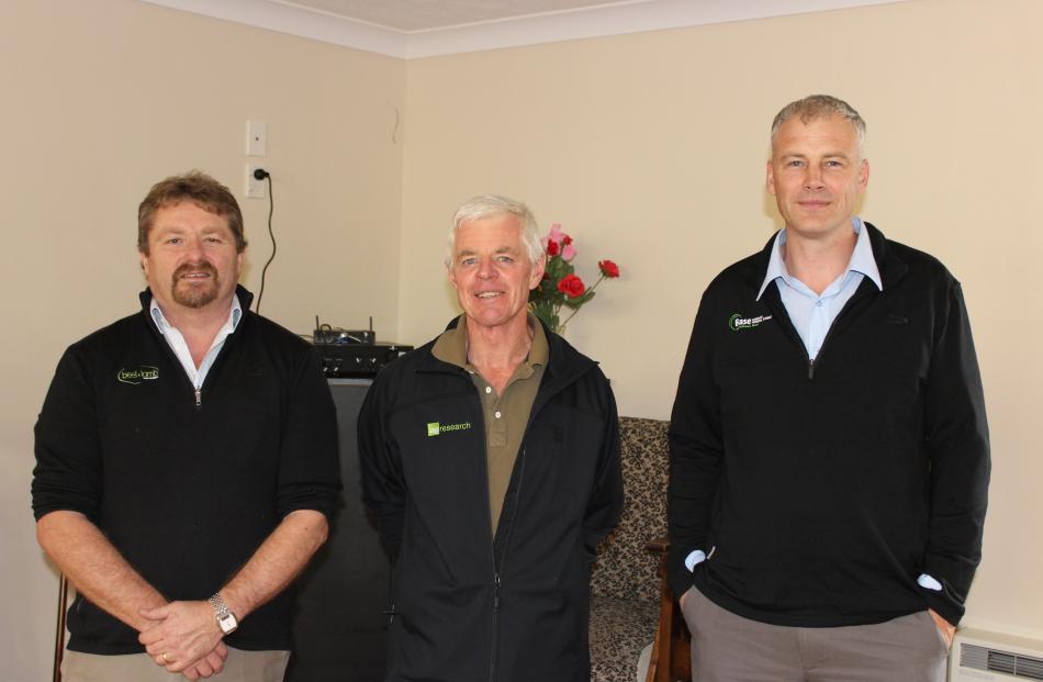 We've all come to back team wasp...(From left) Beef and Lamb southern South Island extension...