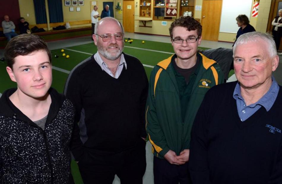 The Otago bowlers competing in the Welch Trophy competition next month are (from left) Jonty...
