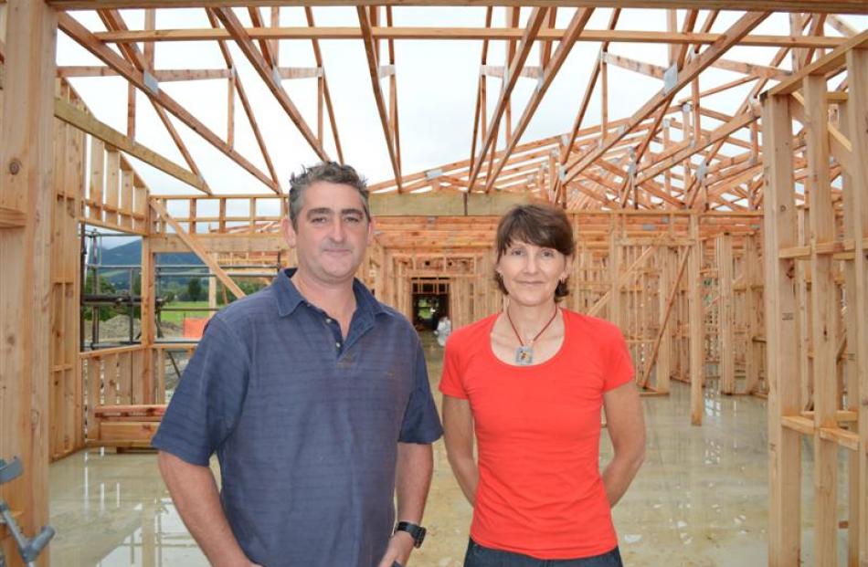 West Otago Health Centre Trust chairman Allister Body and fundraising committee chairwoman...