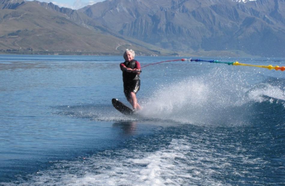 With perfect weather conditions in the Upper Clutha on Christmas morning, 85-year-old Wanaka...