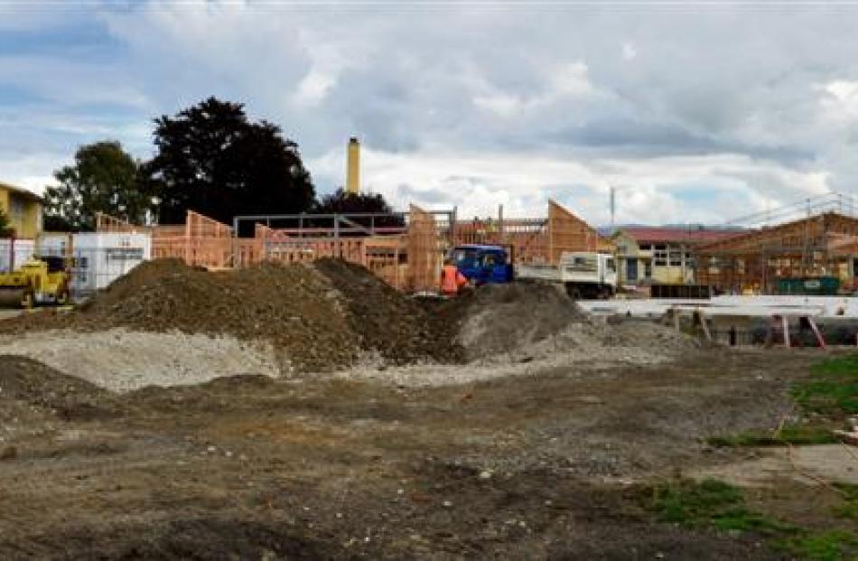 Work continues on the redevelopment of Taieri College. Photos by Linda Robertson.