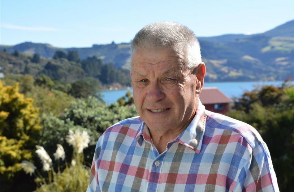 Barry Kitto relaxes at his Broad Bay Home following his retirement from the Racing Integrity Unit...