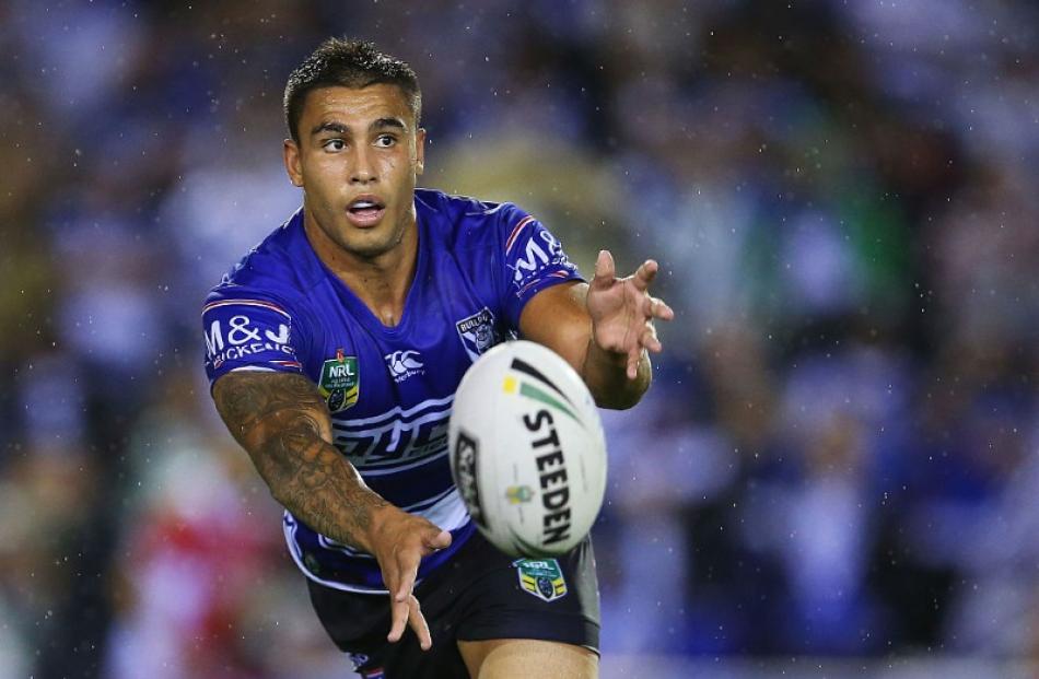 Bulldogs hooker Michael Lichaa. Photo: Getty Images
