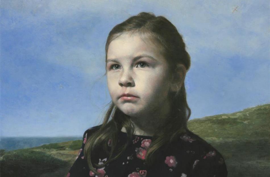 Dunedin artist Simon Richardson’s portrait of his daughter Mila, which has been selected for an...