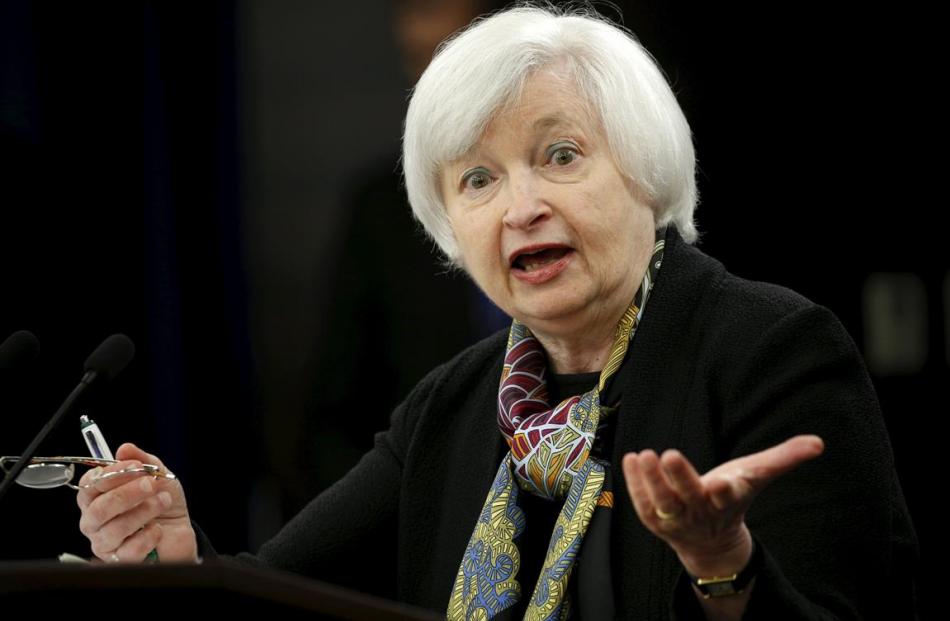 Federal Reserve chairwoman Janet Yellen. Photo: Reuters