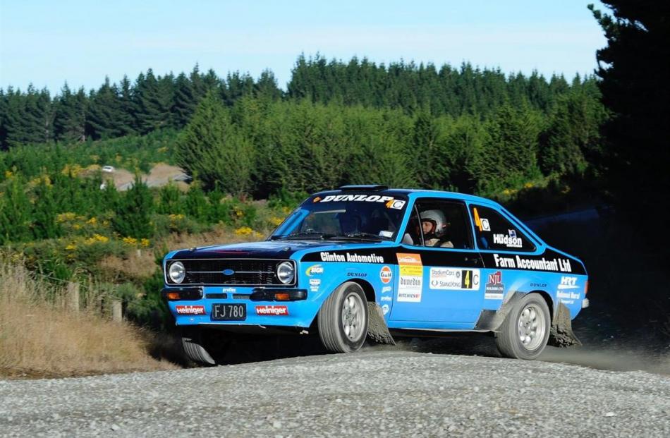 Gore’s Derek Ayson, with co-driver Lisa Hudson, will be giving his Ford Escort everything this...