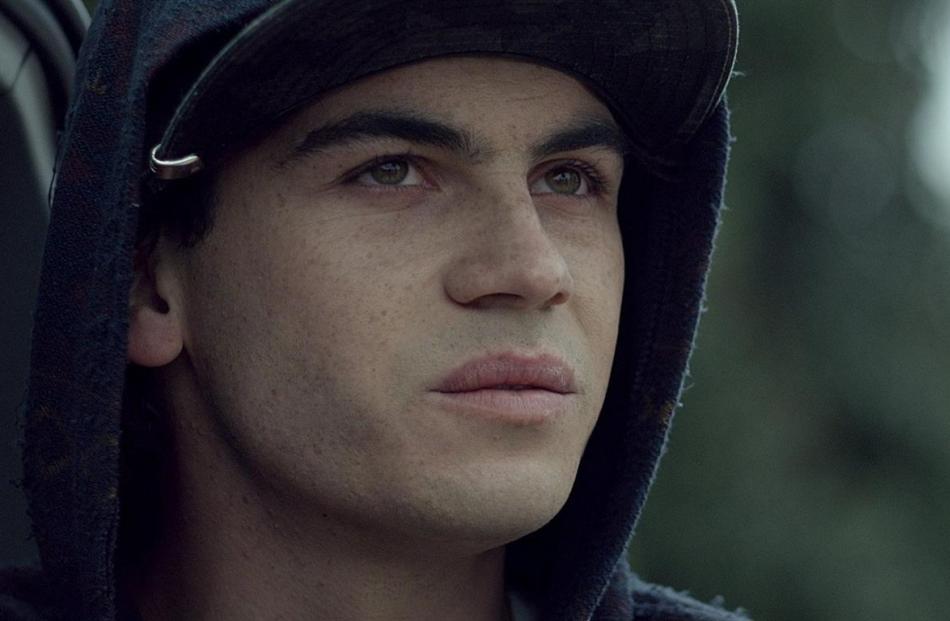 Jesse-James Rehu Pickery in a scene from the New Zealand film Orphans & Kingdoms. Photos supplied.