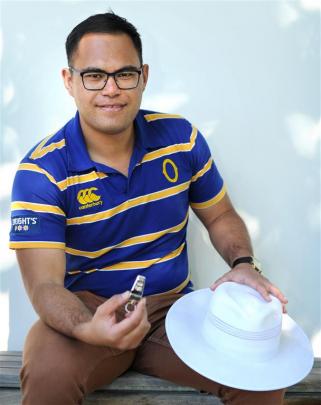 Rugby referee Sheldon Eden-Whaitiri is switching codes to cricket. Photo by Christine O'Connor.