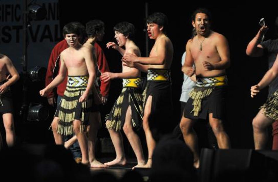 South Otago High School Oho Ake put their all in.
