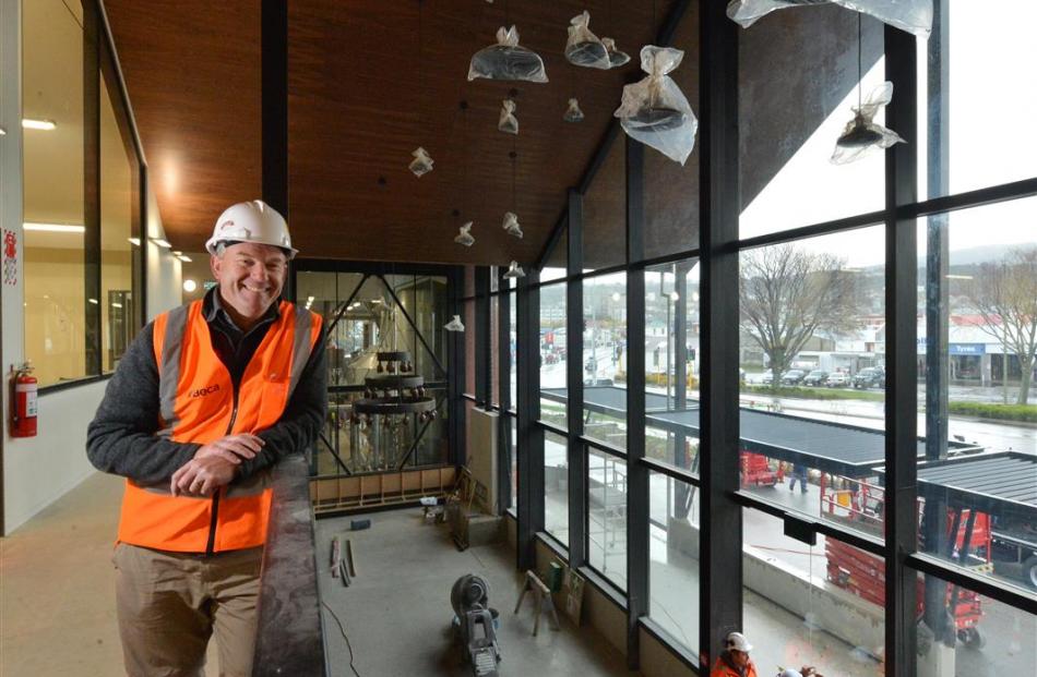 Brewery manager Chris O’Leary outside the upstairs office space in the new Emerson’s Brewery  in ...