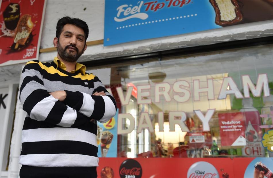 Caversham Dairy owner Harry Singh believes the man who robbed the Brighton On The Spot dairy on...