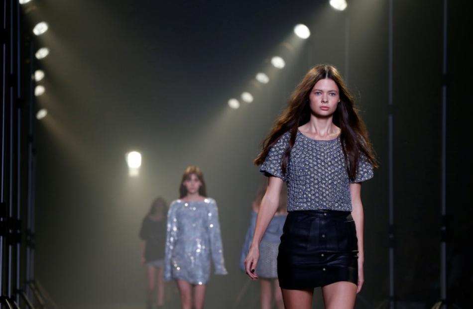 Designs from AJE at Australian Fashion Week. Photo: Reuters